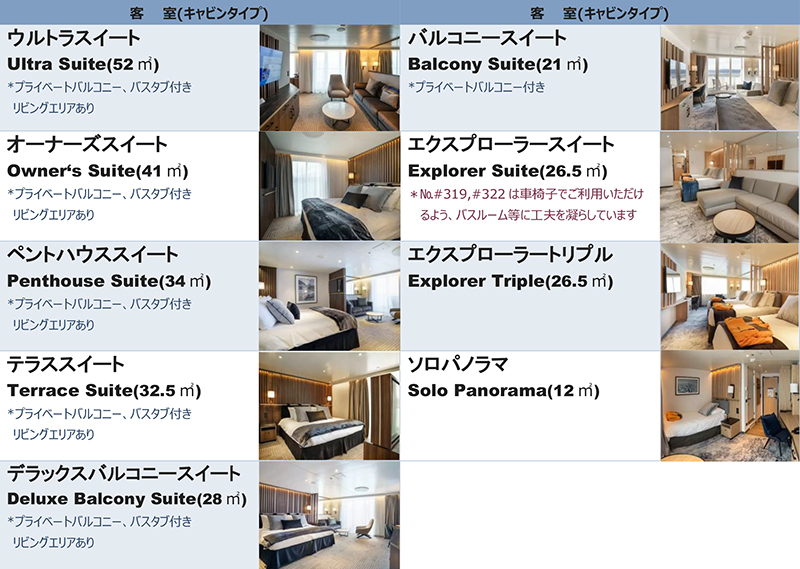 【2024-25年南極】ウルトラマリン号船内のご案内