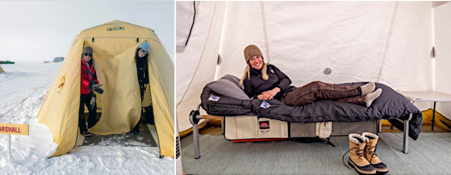 南極点キャンプ（テント拍）