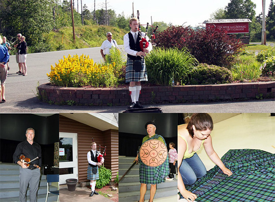 スコットランド伝統文化を継承する人々