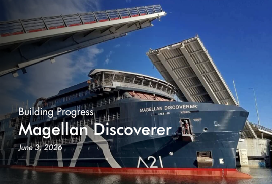 A21社・新船「Magellan Discoverer（マゼラン・ディスカバーラー