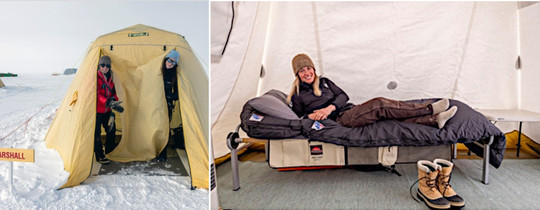 南極点キャンプ（テント拍）