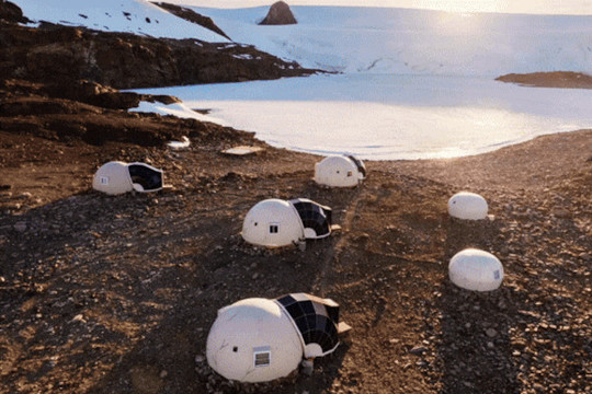 南極大陸フイッチァウェイキャンプ地